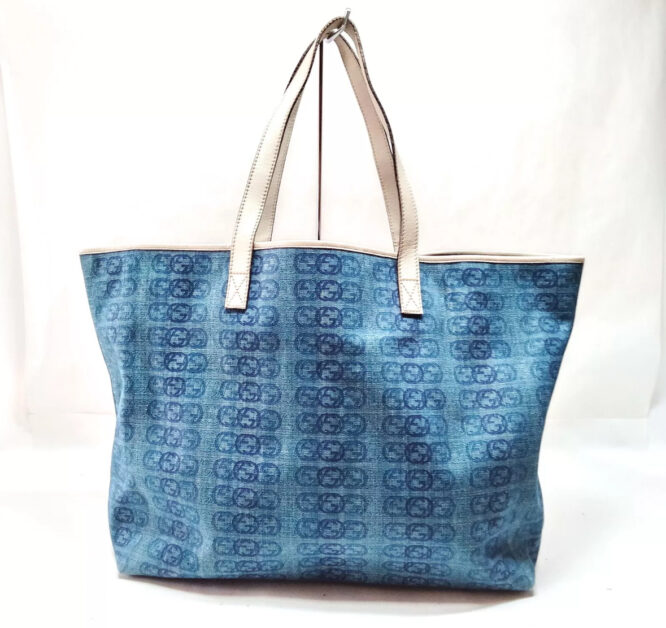 Gucci Interlocking GG Canvas Tote Bag EUC