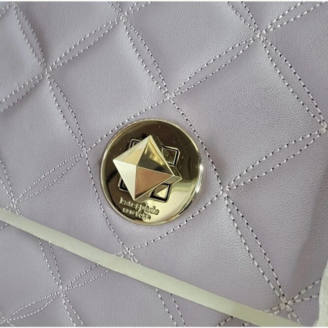 Kate Spade Lilac Natalia Flap Shoulder/ Crossbody Bag NWT