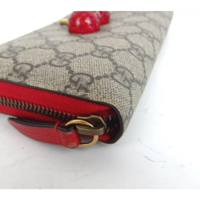 Authentic GUCCI Cherry GG Supreme Wallet EUC