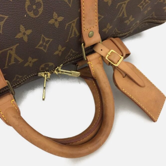 Louis Vuitton Monogram Keepall 50 Boston Travel Hand Bag EUC