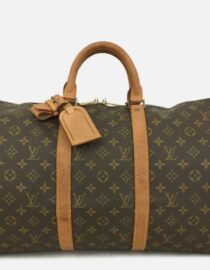 Louis Vuitton Monogram Keepall 50 Boston Travel Hand Bag EUC