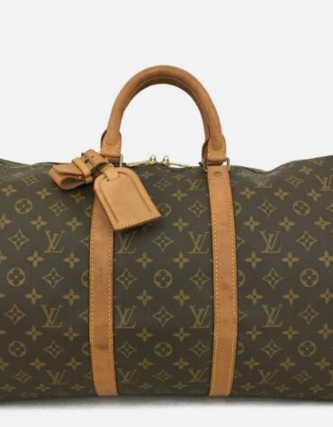 Louis Vuitton Monogram Keepall 50 Boston Travel Hand Bag EUC