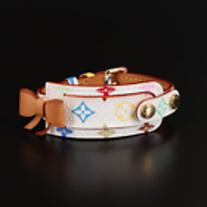 NWOT Louis Vuitton Multi Color Leather Bow Bracelet!!!!