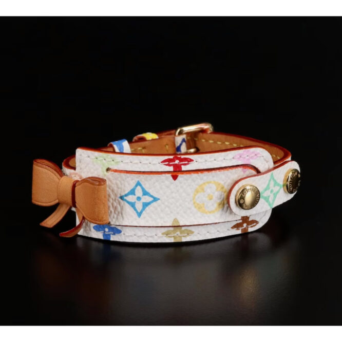 NWOT Louis Vuitton Multi Color Leather Bow Bracelet!!!!