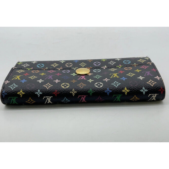 Auth Louis Vuitton Monogram Multi Color Noir Sarah M60273 W/Box EUC