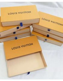 Auth Louis Vuitton Gift Box for Long wallet Zippy wallet Dust Box