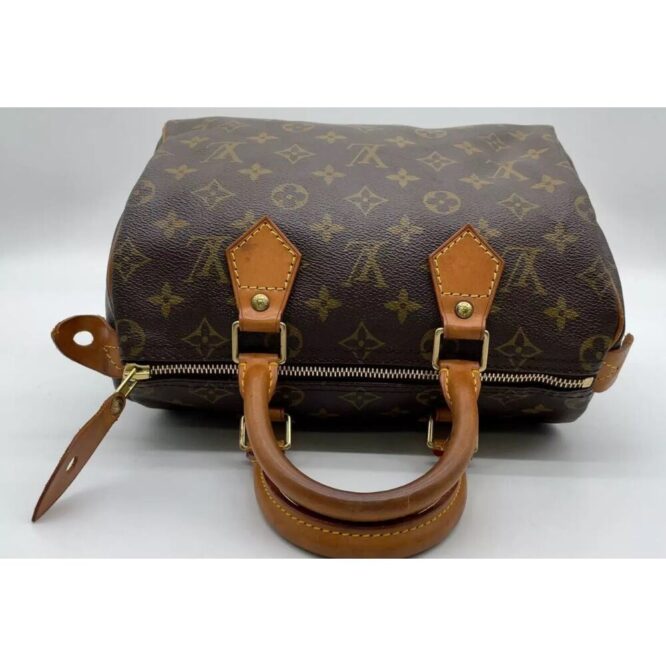 Authentic Louis Vuitton Monogram Speedy 25 M41528 Handbag EUC