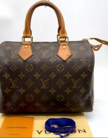 Authentic Louis Vuitton Monogram Speedy 25 M41528 Handbag EUC