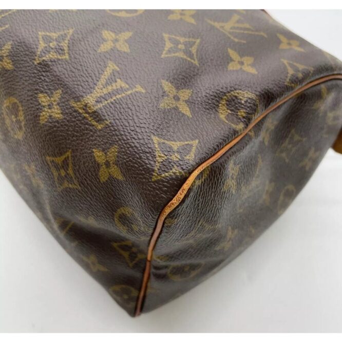 Authentic Louis Vuitton Monogram Speedy 25 M41528 Handbag EUC