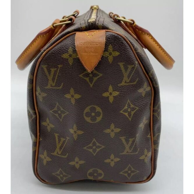 Authentic Louis Vuitton Monogram Speedy 25 M41528 Handbag EUC