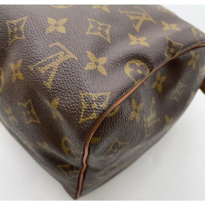 Authentic Louis Vuitton Monogram Speedy 25 M41528 Handbag EUC