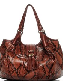 Python Medium Marrakech Shoulder Bag Red - Pristine