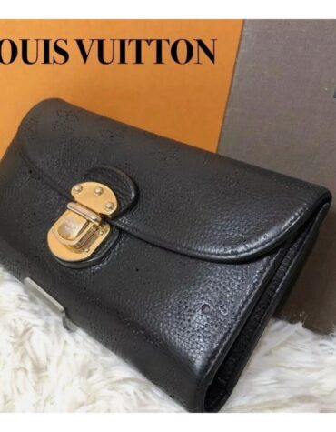 Louis Vuitton Portefeuille Amelia Mahina Leather Long Wallet EUC FULL INCLUSION