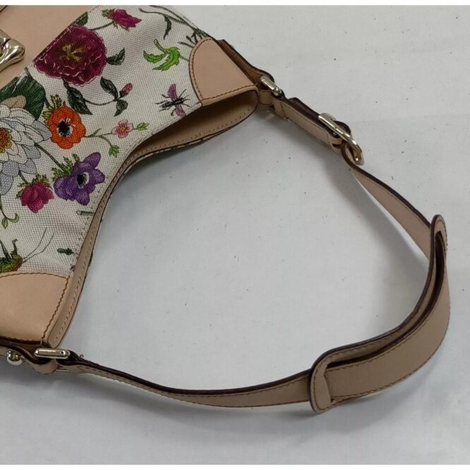 Gucci Floral Shoulder bag - White EUC