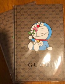 GUCCI x Doraemon Collaboration Japan Limited Novelty notebook New