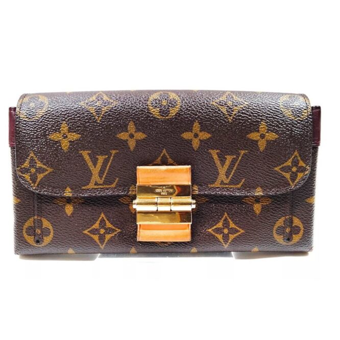 Louis Vuitton Brown Monogram Canvas Elysee Wallet Pristine Full Inclusion