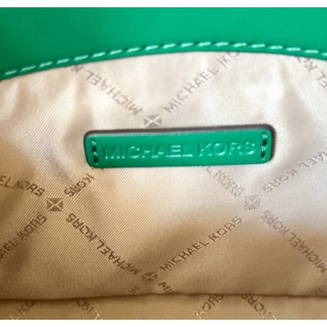 Michael Kors Sloan Editor Small Flap Belt Bag Clutch Green FULL INCLUSION