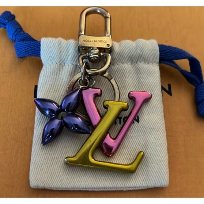 LOUIS VUITTON 2000S MULTI CHROME KEY CHAIN