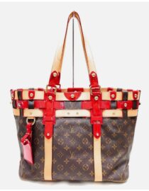 Louis Vuitton LV Tote Bag M95612 Salina GM Brown Monogram Ruby