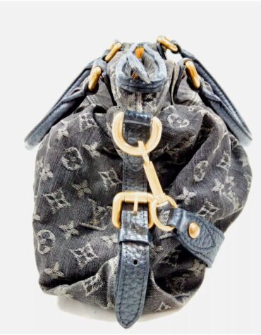 Louis Vuitton LV Hand Bag M95351 Neo CaBBy MM Black Monogram Denim