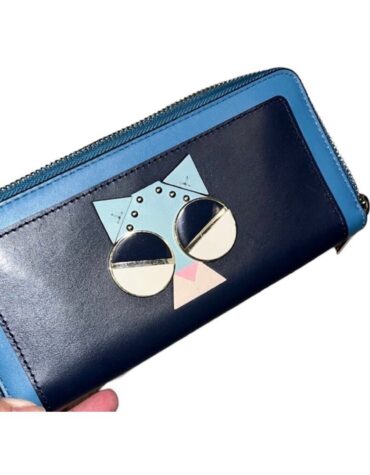 Kate Spade Spademals Smitten Kitten Accordion Zip Wallet