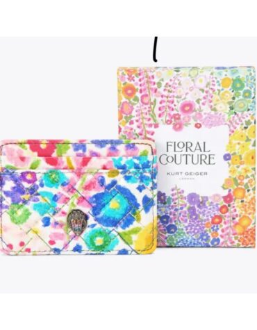 KURT GEIGER LIMITED EDITION FLORAL COUTURE CARD HOLDER NWT & BOX