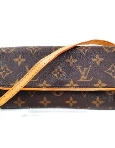 Louis Vuitton Shoulder Bag Pochette Twin PM Brown Monogram