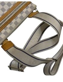 Louis Vuitton LV Shoulder Bag Pochette Bosphore White Damier Azul