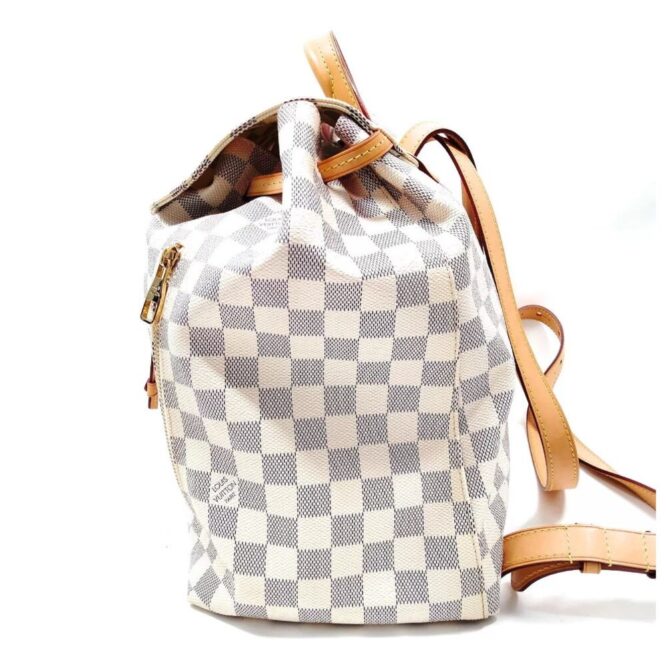 Louis Vuitton LV BackPack Bag N41578 Speron White Damier Azur